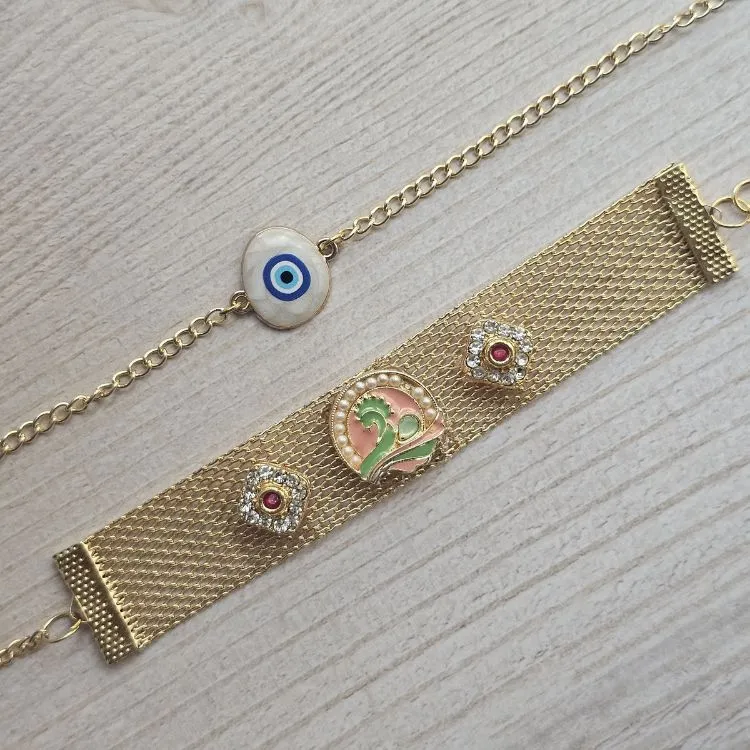 Shop stone lumba rakhi bracelet for bhabhi